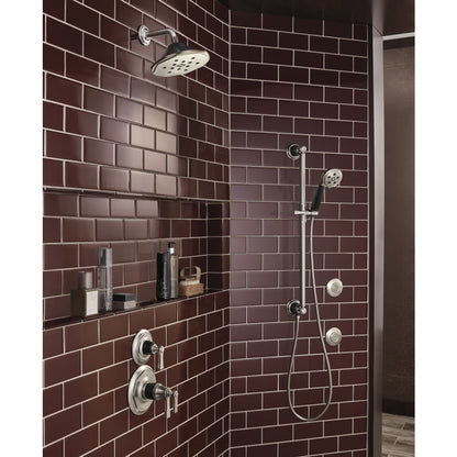 Rook 1.75 GPM Multi Function Hand Shower Package - Includes Slide Bar, Hose, and Wall Supply