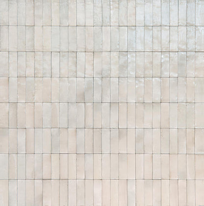 Rice Natural Rectangle 2X6 Glossy