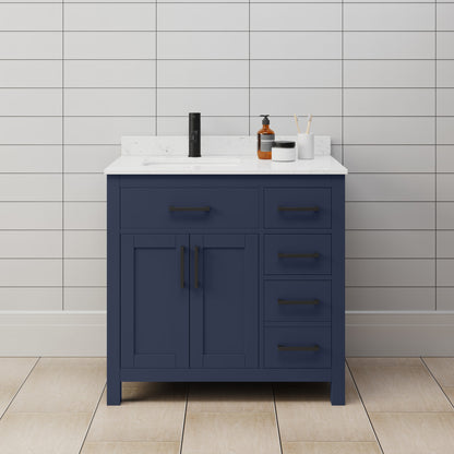 Beckett Single Bathroom Vanity - 36W x 35H x 22D
