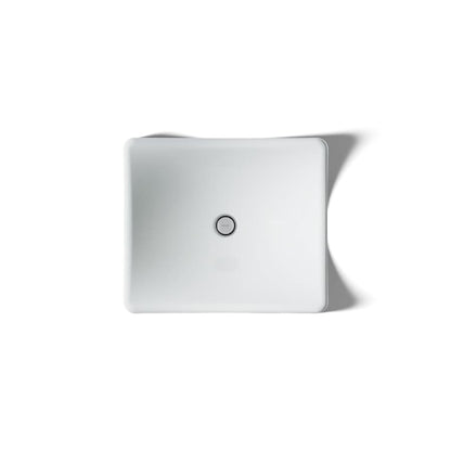 DemiLav 18-1/4" Enameled Cast Iron Wading Pool Bathroom Sink