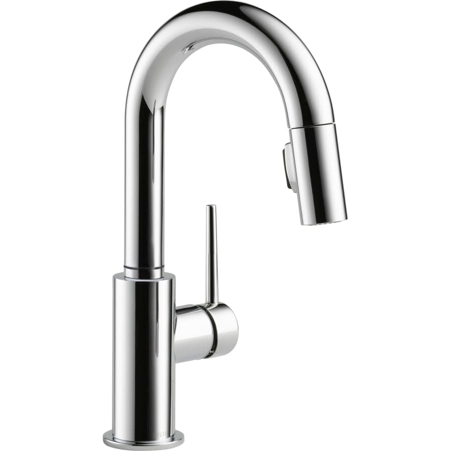 Trinsic 1.8 GPM Single Hole Pull-Down Bar/Prep Faucet with Magnetic Docking Spray Head