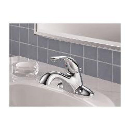 Classic Centerset Lavatory Faucet, ADA, 1 Handle, 3-Hole, 1.2 gpm, Chrome