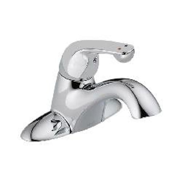 HDF® Centerset Lavatory Faucet, ADA, 1 Handle, 3-Hole, 1.2 gpm, Chrome