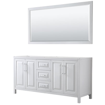 Daria Double Bathroom Vanity - 71W x 35H x 21.5D