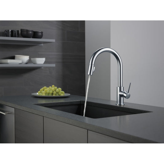 Trinsic 1.8 GPM Single Hole Pull Down Kitchen Faucet with Limited Swivel