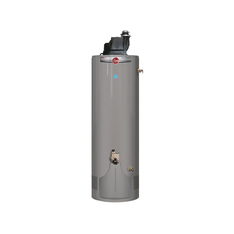 Power Tall Residential Water Heater, 50 gal, Natural Gas, 38 Kbtu/hr, Ultra Low NOx, 0.67 Energy Factor