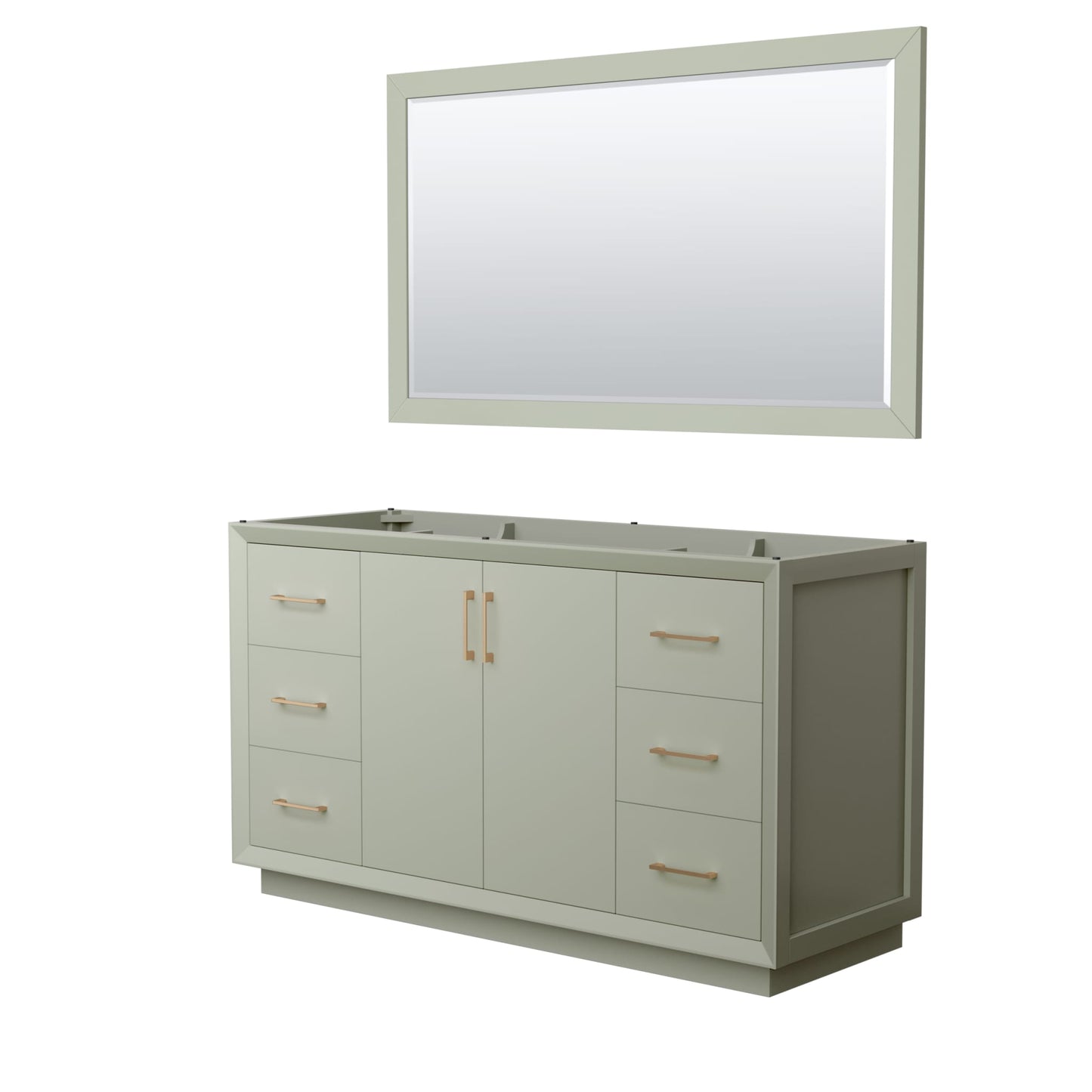 Strada Single Bathroom Vanity - 59.25W x 34.25H x 21.75D