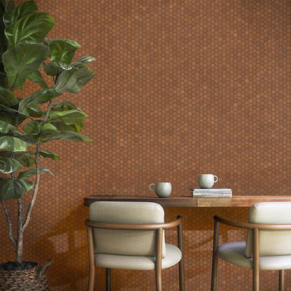 Moroccan Concrete Terra Cotta Hexagon 1.5X1.5 Matte