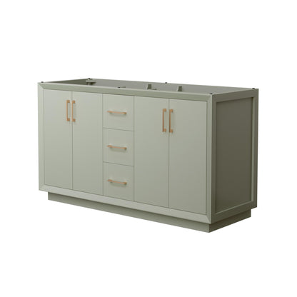 Strada Double Bathroom Vanity - 59.25W x 34.25H x 21.75D