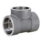 Tee, 4 in, Socket Weld, SCH 80/XH, Forged Steel, 3000 lb