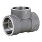 Tee, 2 in, Socket Weld, SCH 80/XH, Forged Steel, 3000 lb