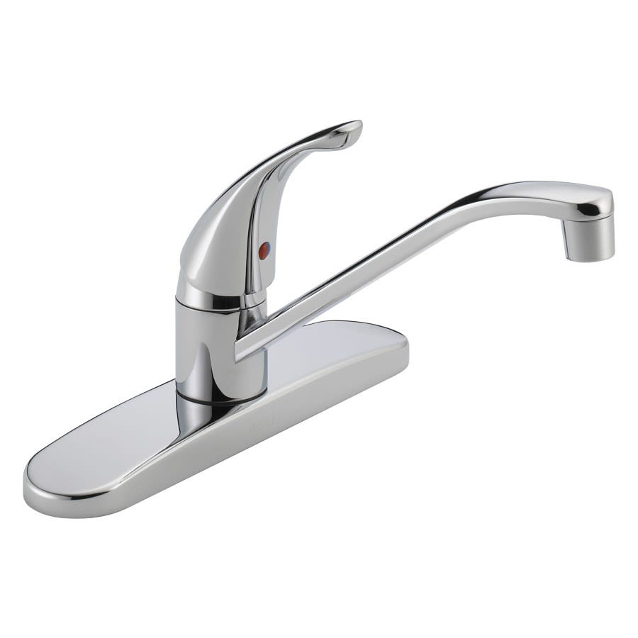 Core Kitchen Faucet, Deck Mount, ADA, 1 Lever Handle, 3-Hole, Polished Chrome