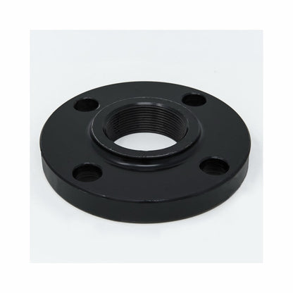 Raised Face Flange, 4 in, FNPT, 9 in OD, 8 Bolt Holes, 150 lb, Carbon Steel