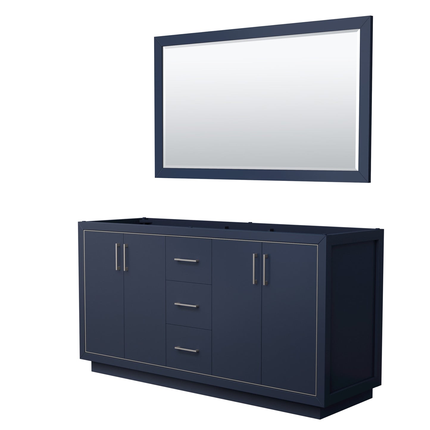 Icon Double Bathroom Vanity - 65.25W x 34.25H x 21.75D