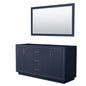 Icon Double Bathroom Vanity - 65.25W x 34.25H x 21.75D