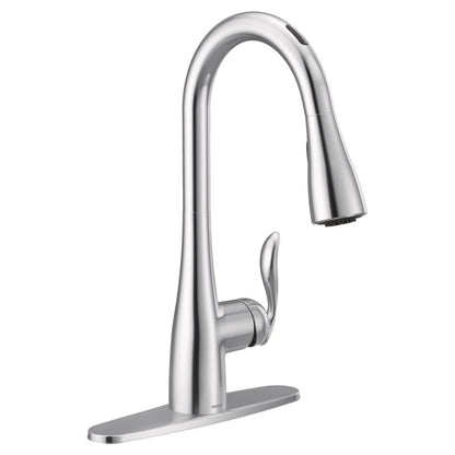 Arbor Smart Faucet 1.5 GPM Single Hole Pull Down Kitchen Faucet with Voice Control