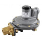 Gas Pressure Regulator, 3/4 in, FNPT, Aluminum