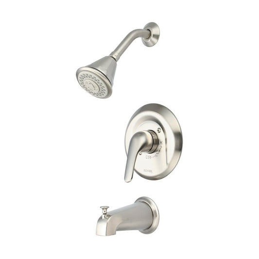 Legacy Pressure Balanced Tub & Shower Trim, ADA, PVD Brushed Nickel