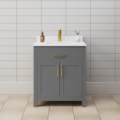 Beckett Single Bathroom Vanity - 30W x 35H x 22D