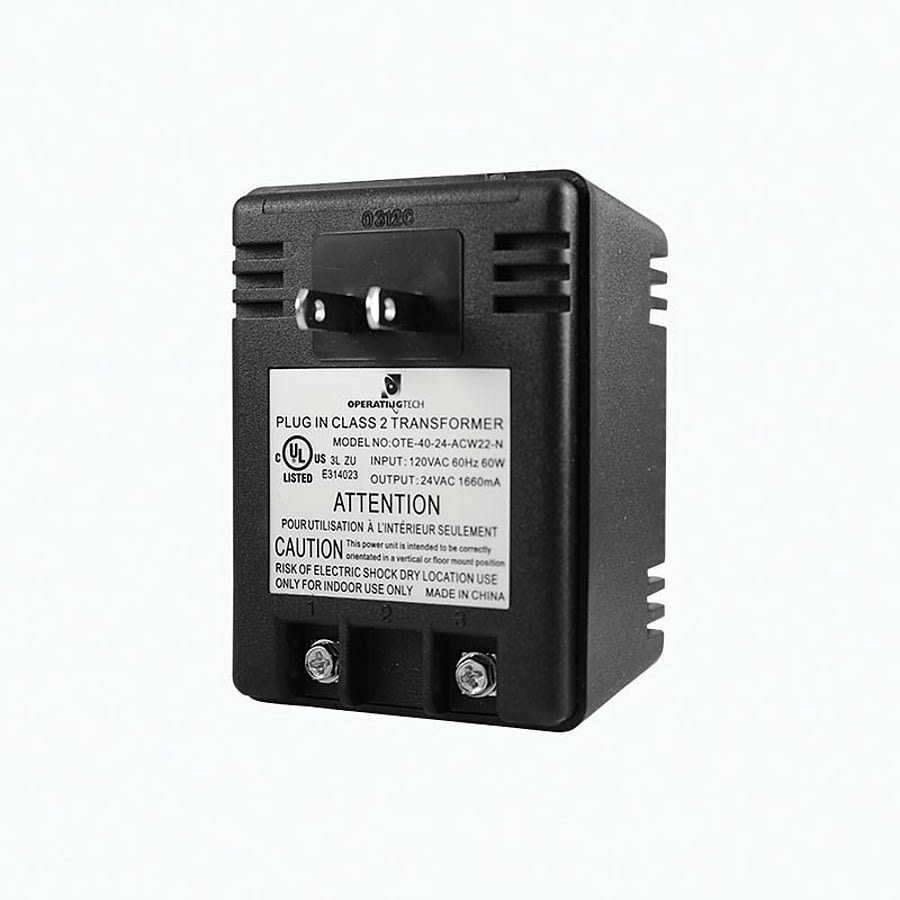 ETF-233 Plug-In Transformer, Optima®, 120 VAC Input/24 VAC Output, 50/60 Hz, 35 VA