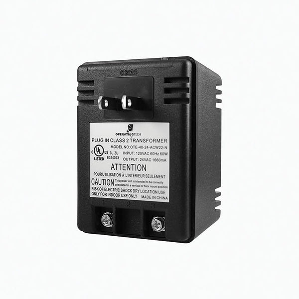 ETF-233 Plug-In Transformer, Optima®, 120 VAC Input/24 VAC Output, 50/60 Hz, 35 VA