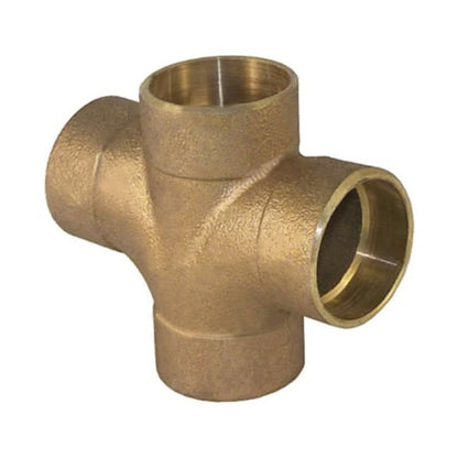 DWV Double Sanitary Tee, 2 in, C, Copper