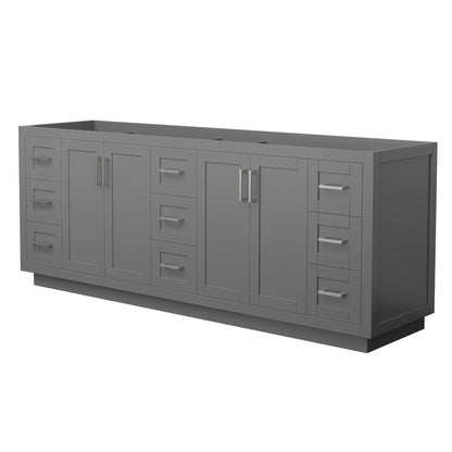 Miranda Double Bathroom Vanity - 83.25W x 33H x 21.75D