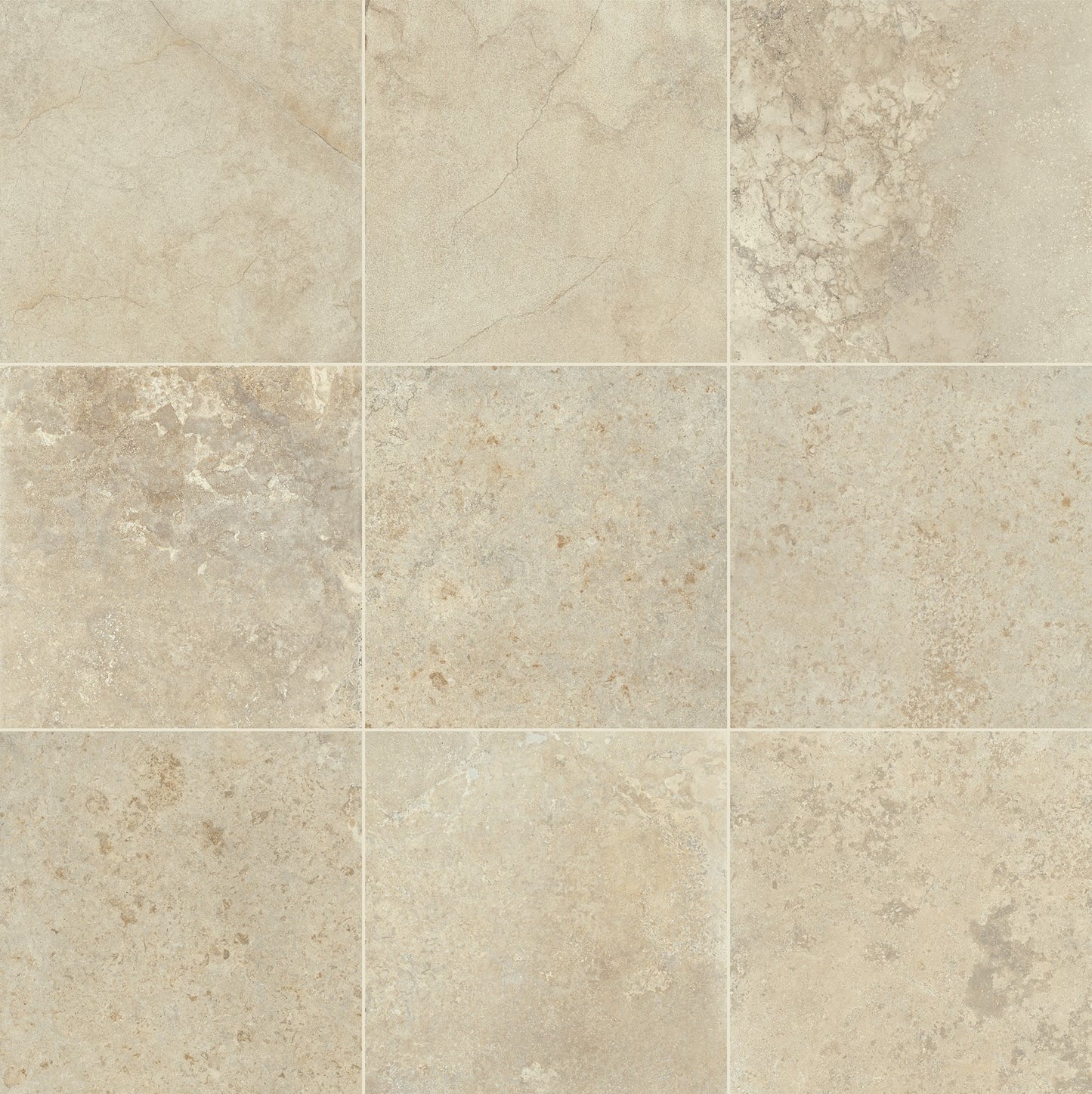 Uniche Beige Square 24X24 Matte