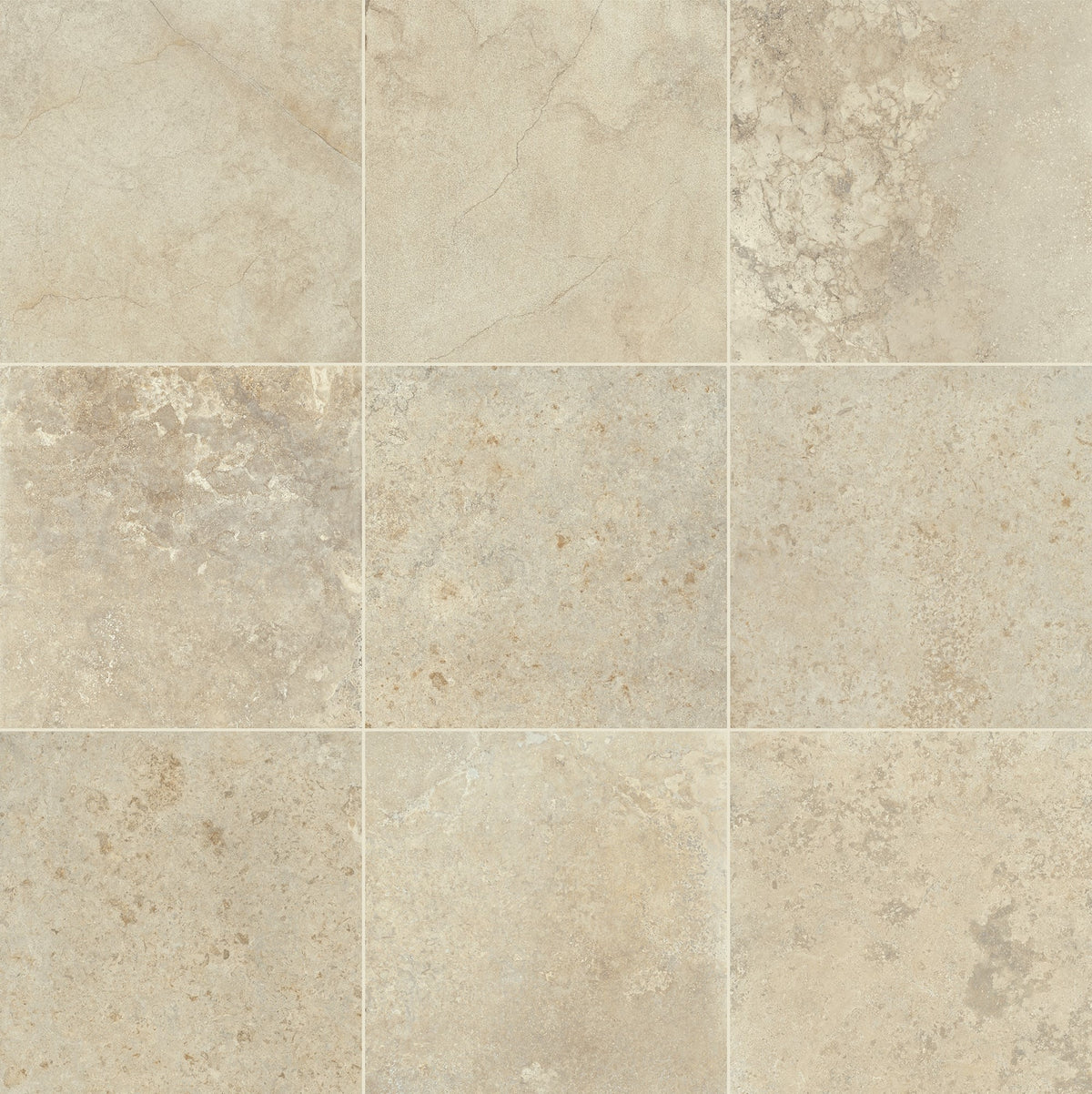 Uniche Beige Square 24X24 Matte