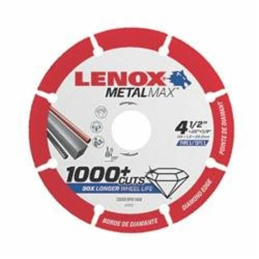 Cut-Off Wheel, 4-1/2 in Dia Blade, 7/8 in, Arbor/Shank