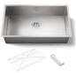 Strive 32" Single Basin Undermount 16-Gauge Stainless Steel Kitchen Sink with SilentShield