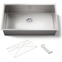 Strive 32" Single Basin Undermount 16-Gauge Stainless Steel Kitchen Sink with SilentShield