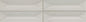 Color Story Pinstripes Balance Rectangle, Fluted 2X8 Glossy