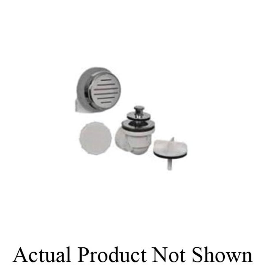 Bath Drain Half Kit, Toe Touch, ABS, Satin Nickel