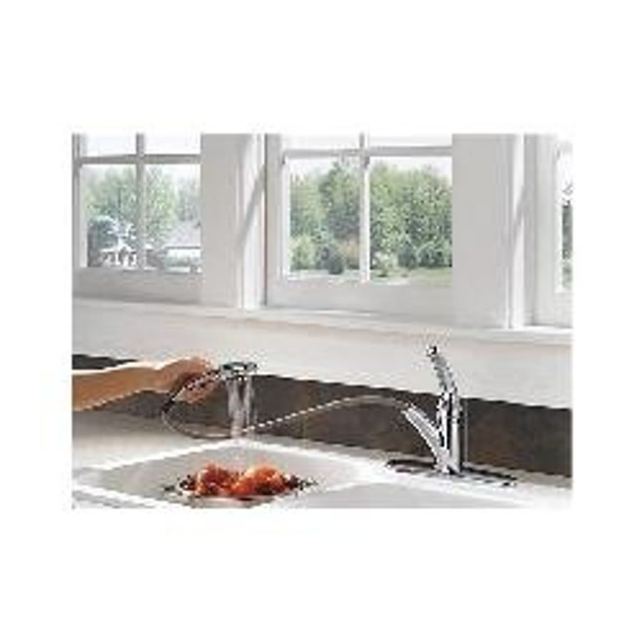 Signature™ Kitchen Faucet, Deck Mount, ADA, 1 Lever Handle, 1 or 3-Hole, Chrome