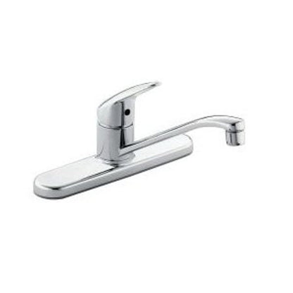 Cornerstone™ Kitchen Faucet, Deck Mount, ADA, 1 Lever Handle, 3-Hole, Chrome