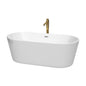 Carissa CD Freestanding Bathtub - 67W x 23H x 31.5D
