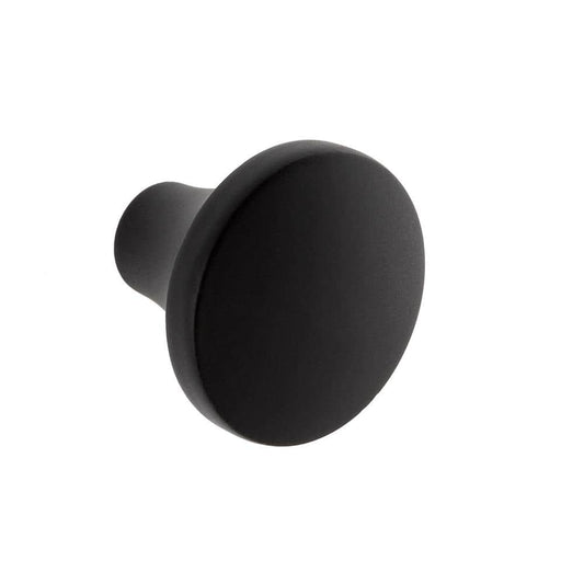 Lancaster 1.125 in. Matte Black Round Cabinet Knob