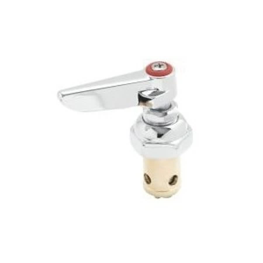 Right Hand Hot Faucet Spindle Assembly, Metal, Polished Chrome