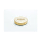 Countersunk Cleanout Plug, 3-1/2 in, Brass