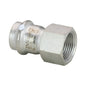 Female Adapter, 1-1/2 in, Press x FNPT, 304/304L Stainless Steel