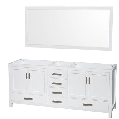 Sheffield Double Bathroom Vanity - 78.5W x 35H x 21.5D