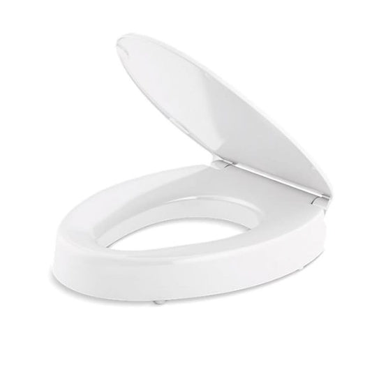 Hyten™ Toilet Seat, Elongated Bowl, Closed Front, With Cover, Plastic, White