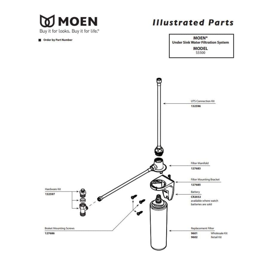 0.7 GPM Under Sink Water Filtration System from the Sip Collection