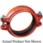 Rigid Coupling, 6 in, Groove, Ductile Iron, Galvanized
