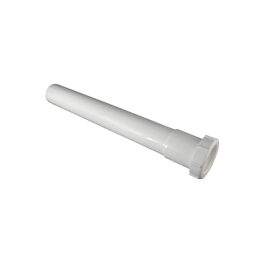 Tubular Extension, 1-1/2 in, Tube x Slip Joint, White