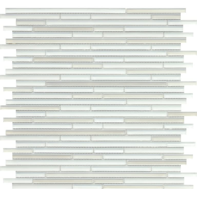 INFINITY WHITE MOSAIC ON 12X12