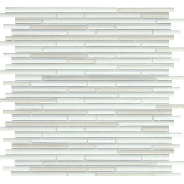 INFINITY WHITE MOSAIC ON 12X12