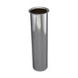 Tubular Tailpiece, 1-1/2 in, Tube x Flange, 20 ga, Chrome