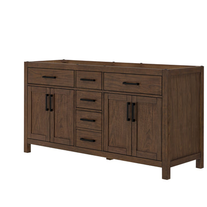 Beckett Double Bathroom Vanity - 65W x 34.25H x 21.5D